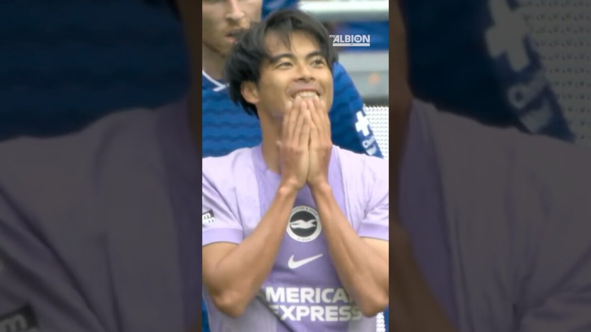 Mitoma NEARLY Bags A Goal Of The Season Contender 😧 #brightonandhovealbion #kaorumitoma