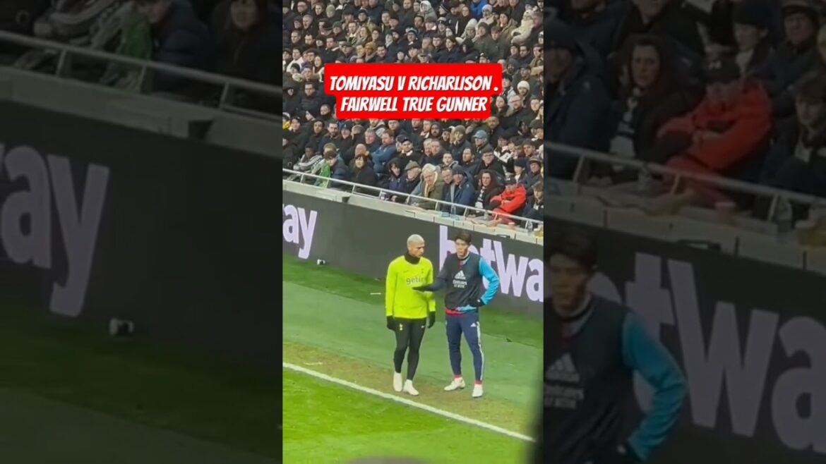 Tomiyasu v richarlison. Fairwell True Gunner #Trending #footBall #VIRAL #ARSENAL #Tomiyasu #yTShort