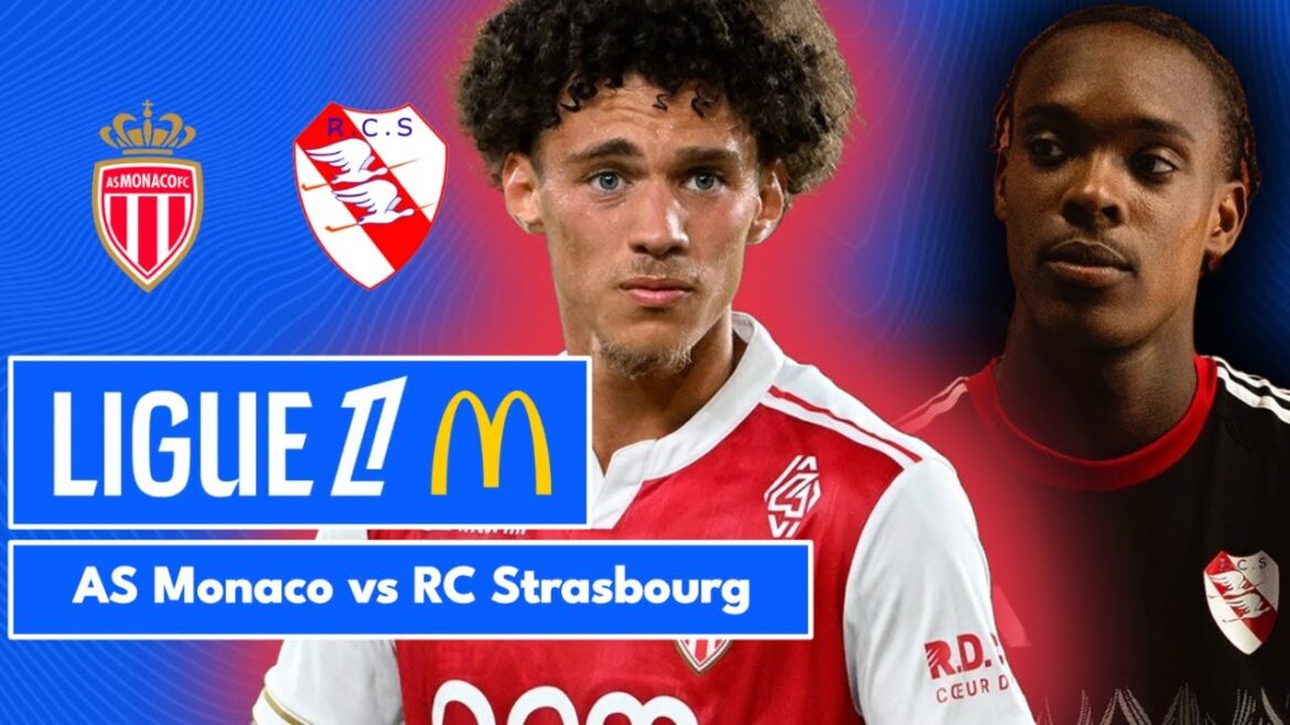 AS Monaco 3-2 RC Strasbourg | Ligue 1 McDonald's | LIVE
