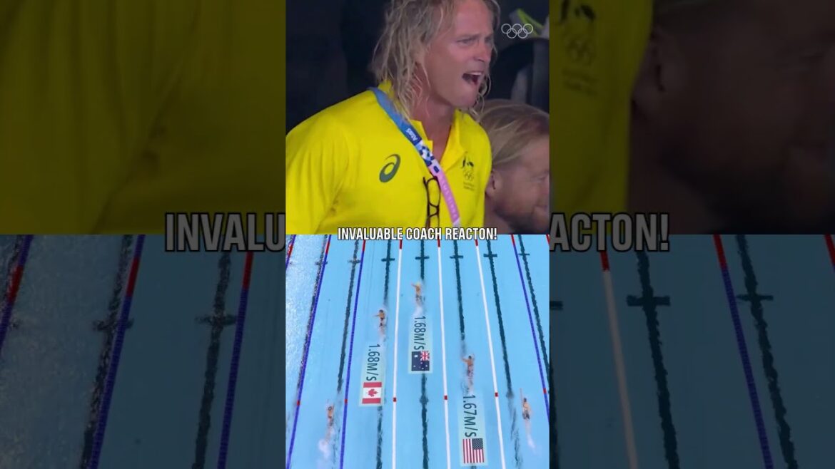 Defending her title with that level of support from her coach? Titmus has definitely won GOLD! 🥇