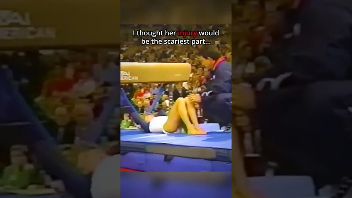 Makes you feel sick seeing him🤢 #gymnastics #sports #fail #vault #doctor