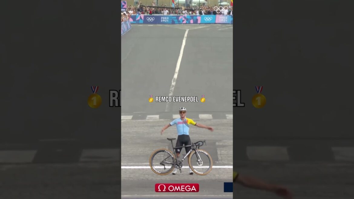 First man to win gold in both Men’s Road Race & the Men’s Road Time Trial at one Olympics! 🚴‍♂️✨