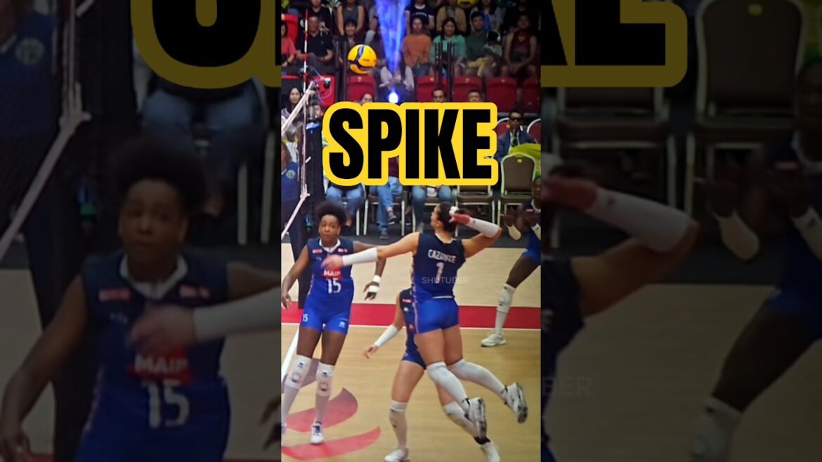 Volleyball Women Brazil Gabi France Super Spike Block World Champion Slow Motion