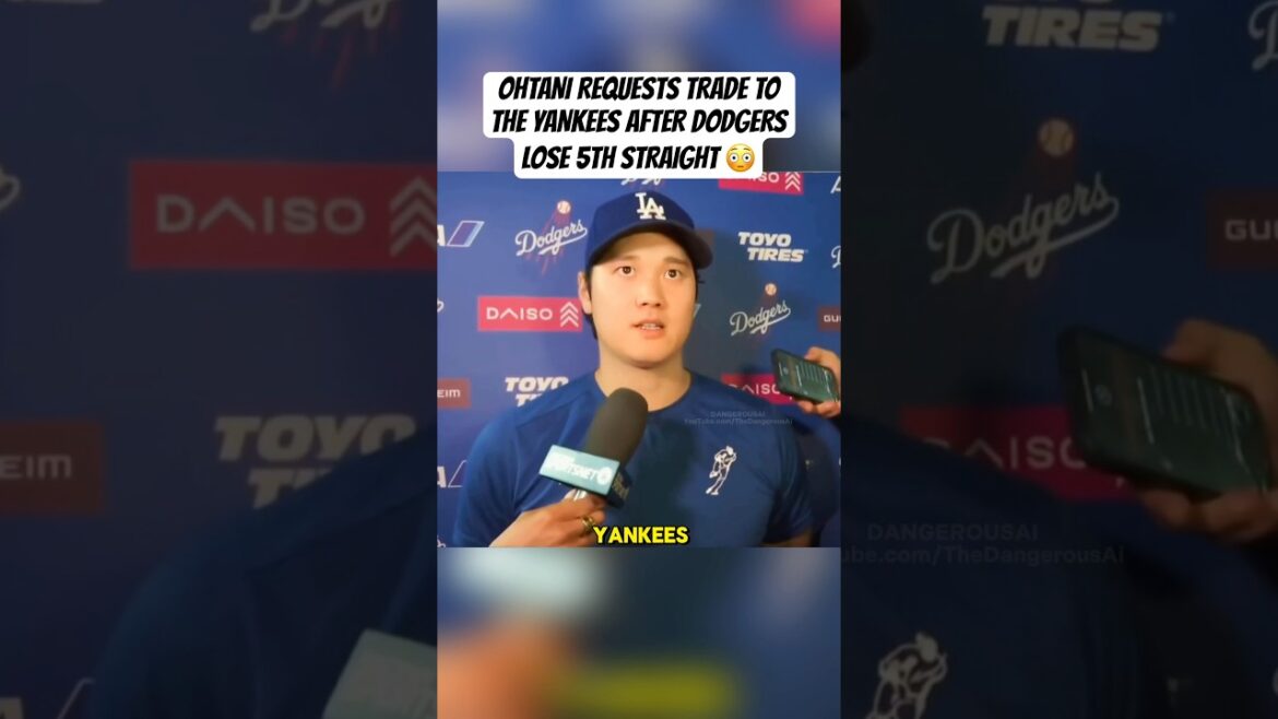“I want a trade to the Yankees” - Shohei Ohtani Postgame Interview - Dodgers 3-4 Orioles
