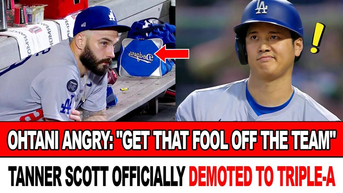 Ohtani Upset After 4 Straight Losses: "Get That Fool Off the Team"! Tanner Scott Demoted To Triple-A