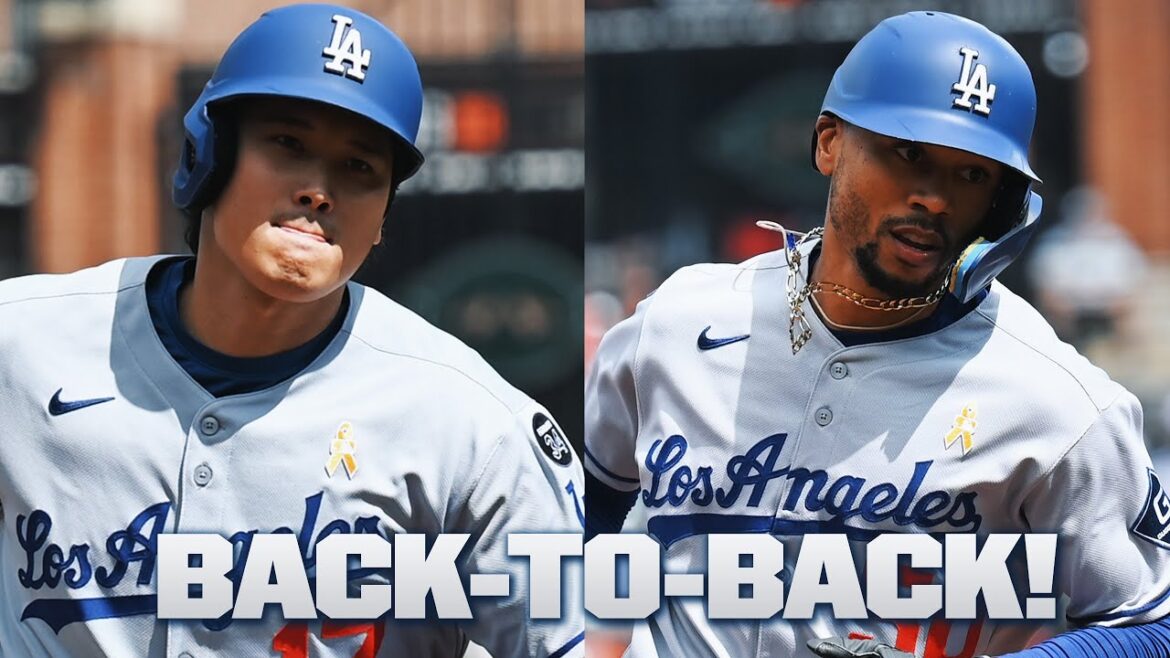 Shohei Ohtani and Mookie Betts hit BACK-TO-BACK HOMERS! | Otani Shohei Highlights