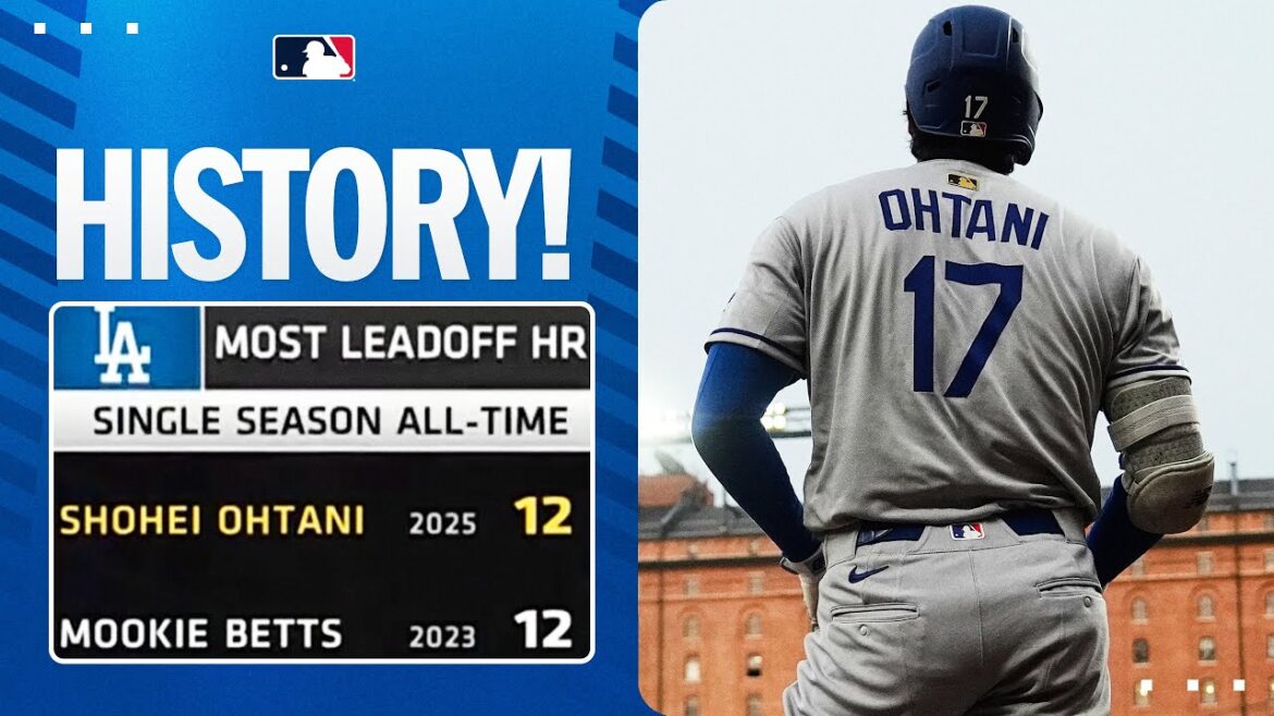 Shohei Ohtani's 47th home run of 2025 is also his 12th leadoff homer of the season! 🤩 | Ohtani Shohei Highlights
