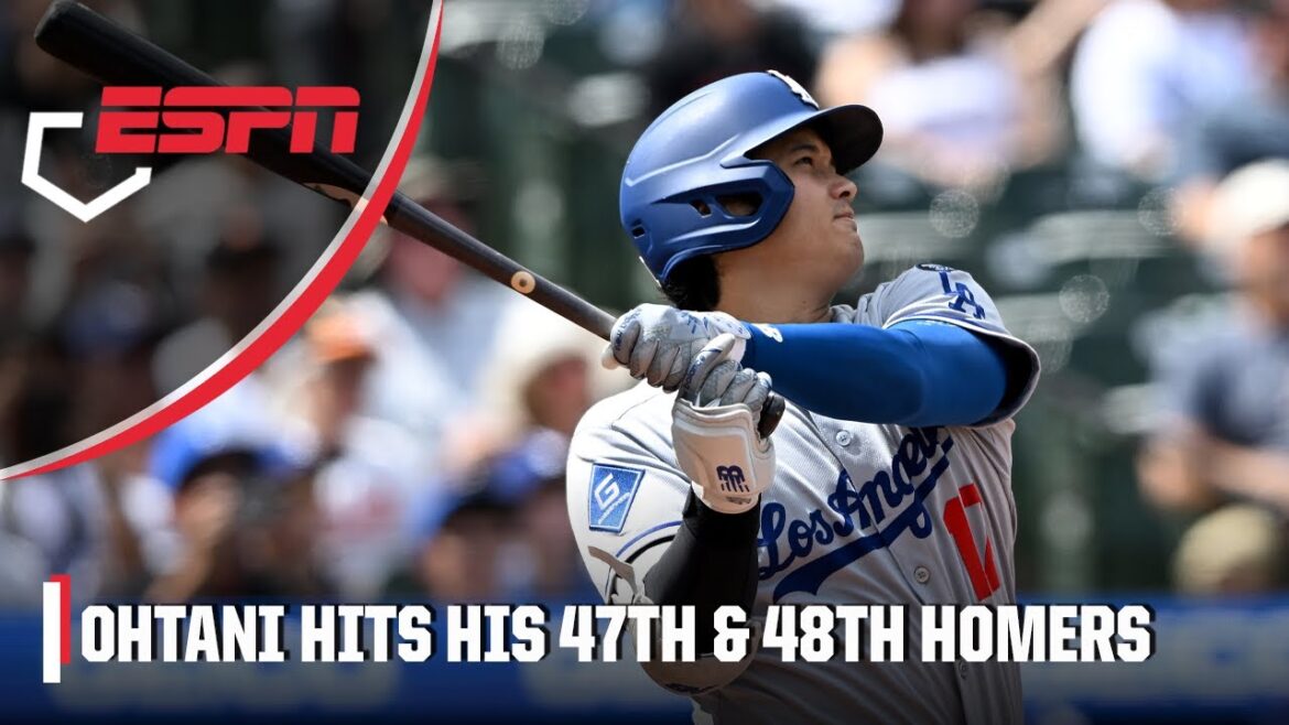 Shohei Ohtani goes deep TWICE vs. Orioles, up to 48 on season 🔥 | ESPN MLB Shohei Ohtani goes deep TWICE vs. Orioles, up to 48 on season 🔥 | ESPN MLB