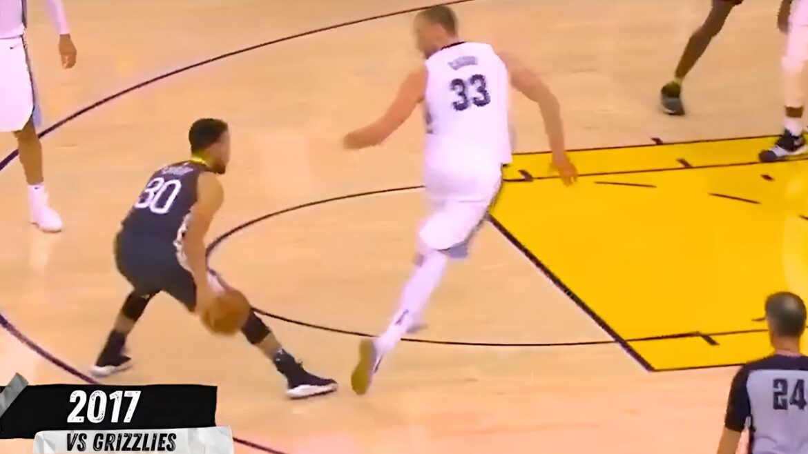 Steph Curry threes.. but they get increasingly more ICONIC