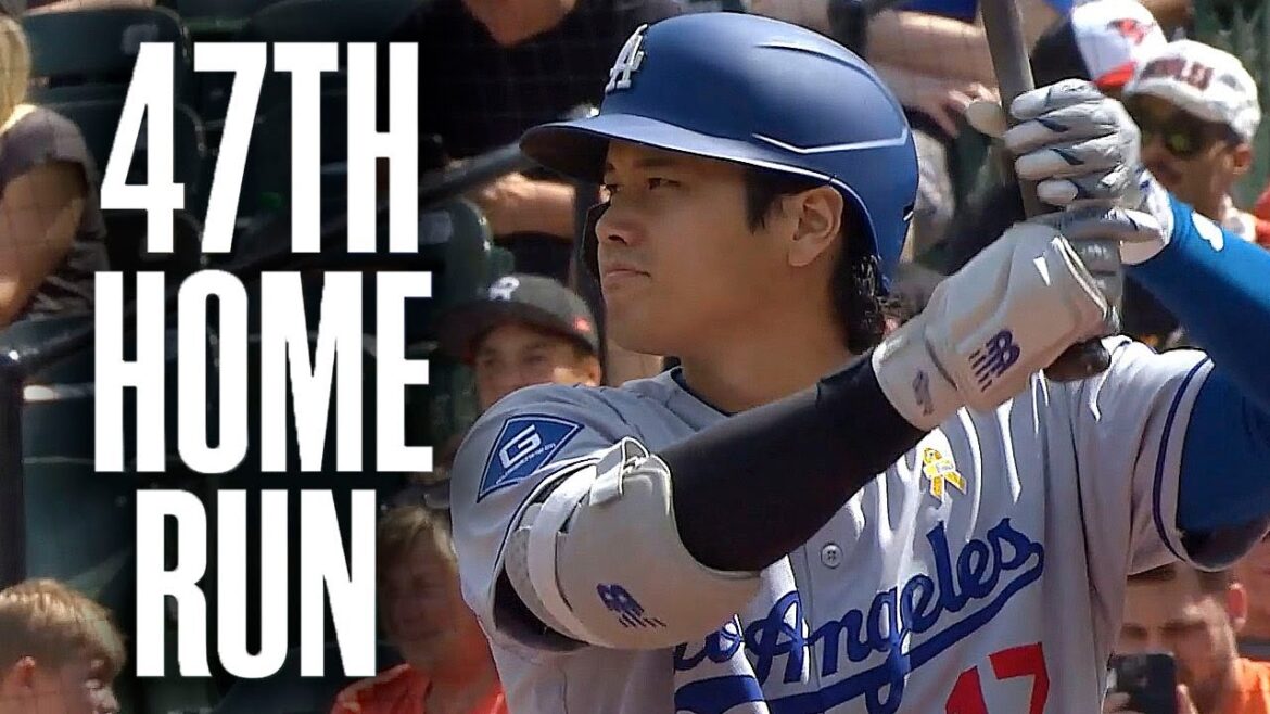 Shohei Ohtani Wastes No Time! Hits 47th Homer in the 1st Inning vs Orioles 💥