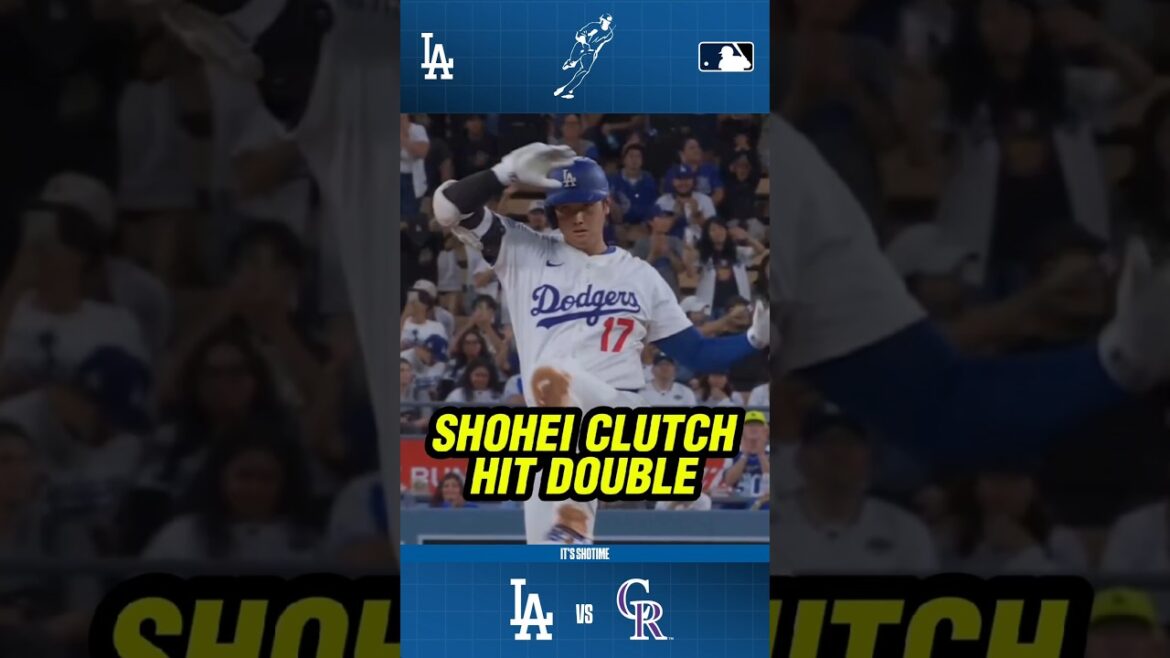 Shohei Rips a Double to Right Field!