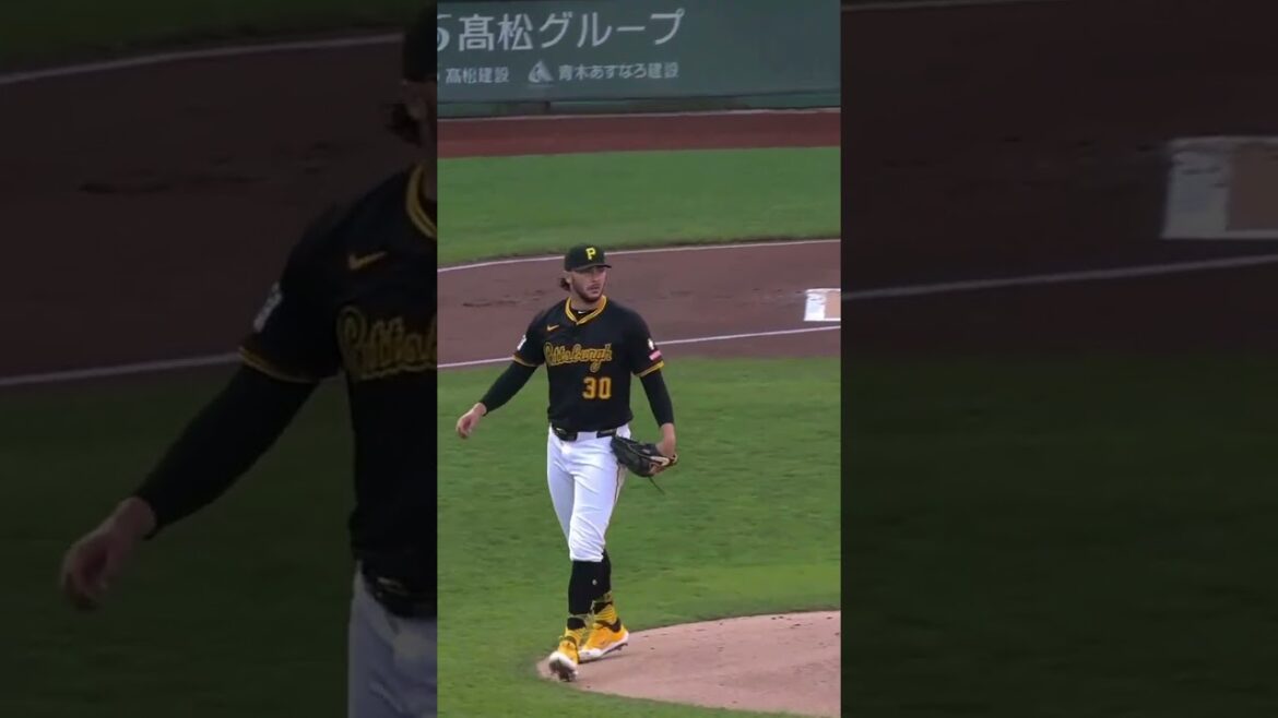 Paul Skenes struck out Shohei Ohtani with the high heat 🔥 #mlb #baseball #pirates #Dodgers