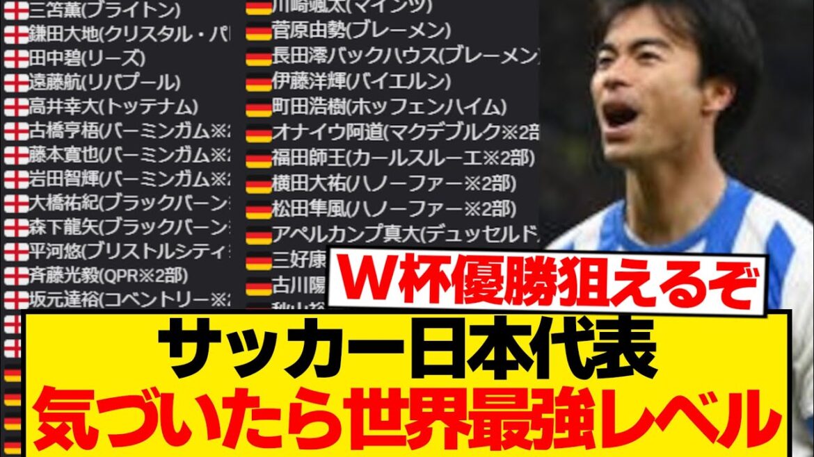 [Exceptional]The Japanese national team has completely transcended Asia without realizing it lol