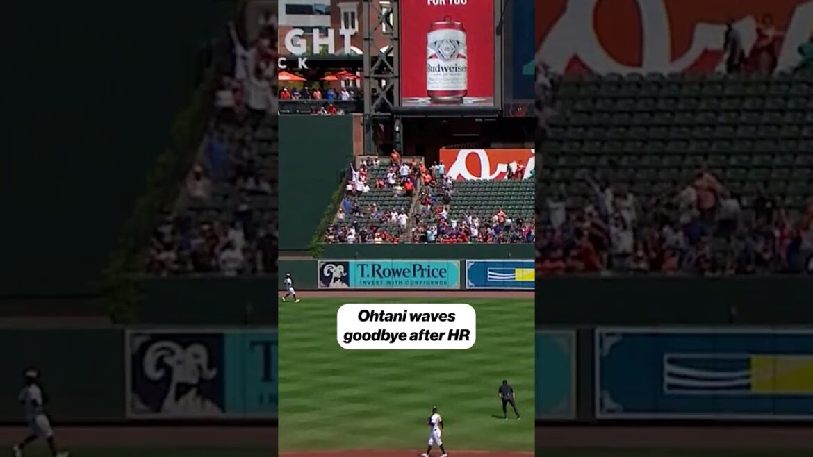 Shohei Ohtani Said Goodbye 👋 #MLB #Baseball #SHOHEOHTANI #Dodgers