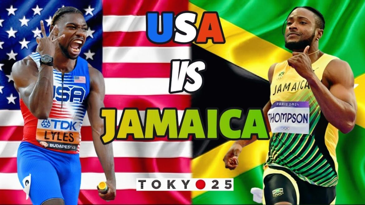Men's 100m: USA vs Jamaica RIVALRY at the WORLD CHAMPIONSHIPS