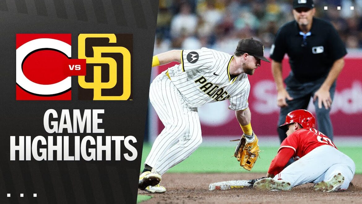 Reds vs. Padres Game Highlights (9/8/25) | MLB Highlights