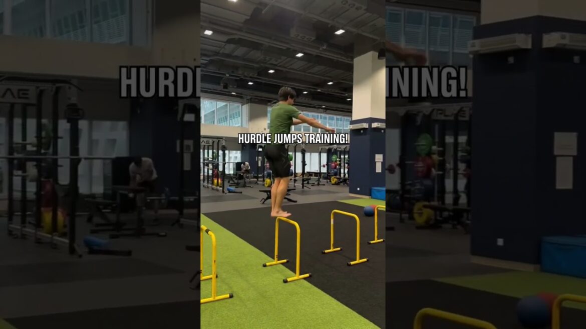 Impressive training drill for a high jumper. 🙌📹: @michaelkennelly_