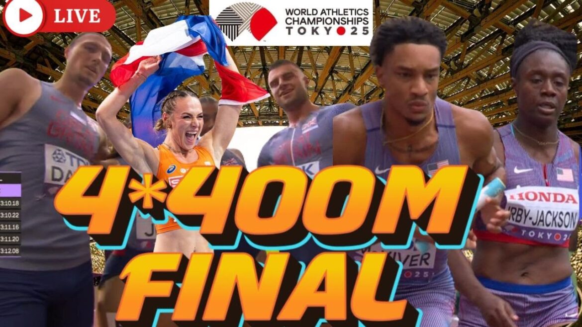4*400M Mixed Relays FINAL LIVE| World Athletics Championships Tokyo 2025