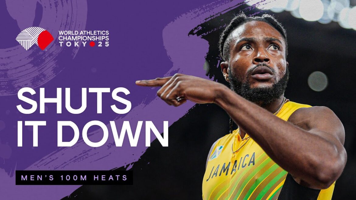 Kishane Thompson impresses with easy 9.95 in the heats | World Athletics Championships Tokyo 25