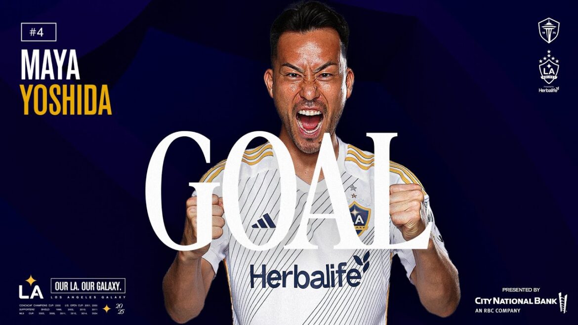 GOAL: Maya Yoshida levels it for the LA Galaxy with clutch header vs. Seattle Sounders FC