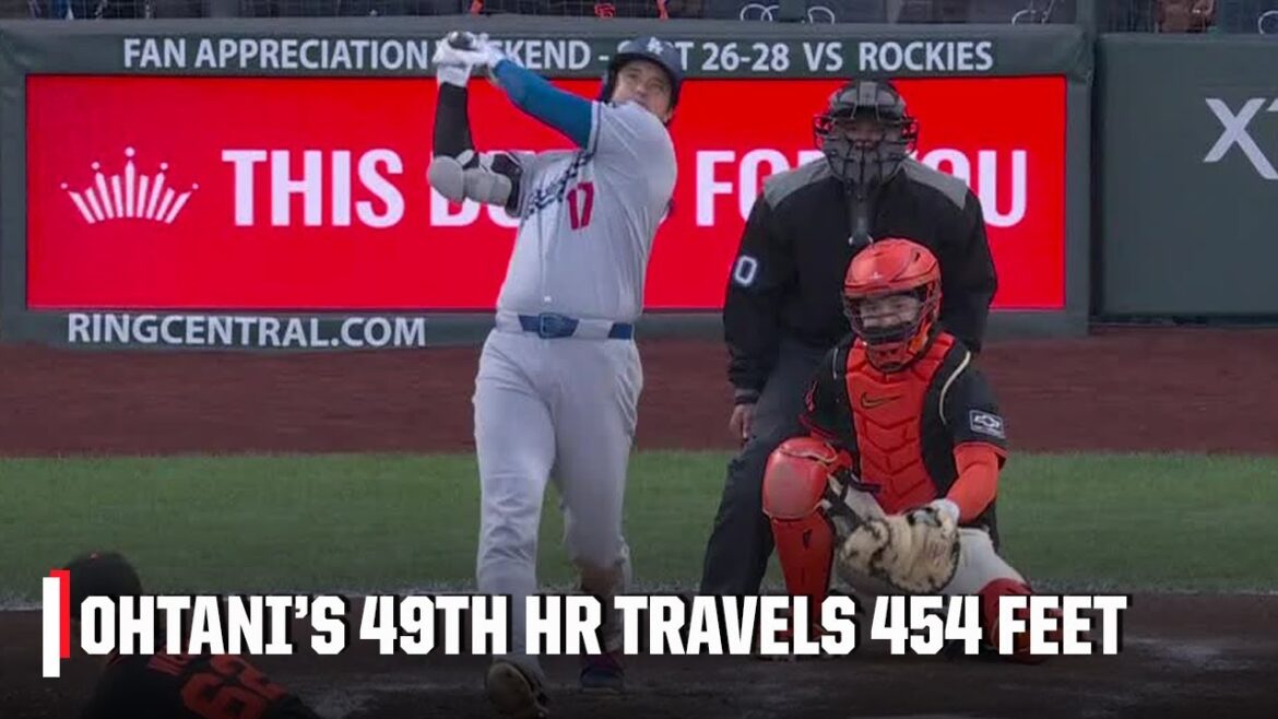 Shohei Ohtani crushes his 49th HR 🔥 | ESPN MLB
