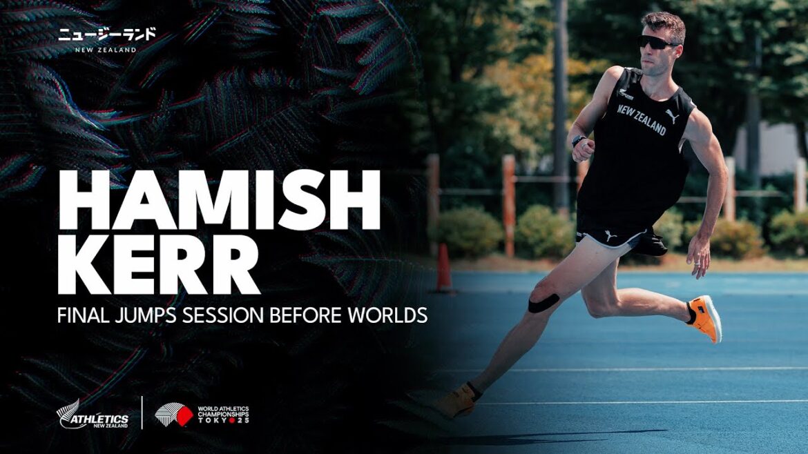 Olympic champion Hamish Kerr's final jump practice before the world championship