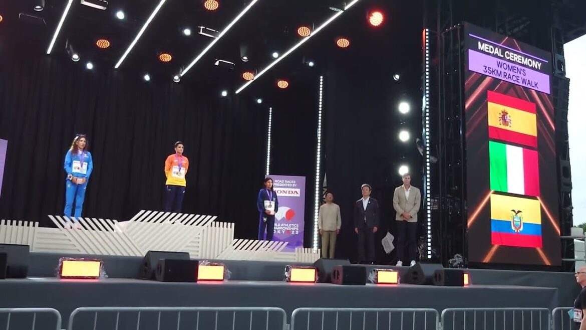 [Photo taken]Tokyo 2025 World Athletics and Athletics Medal Ceremony atmosphere