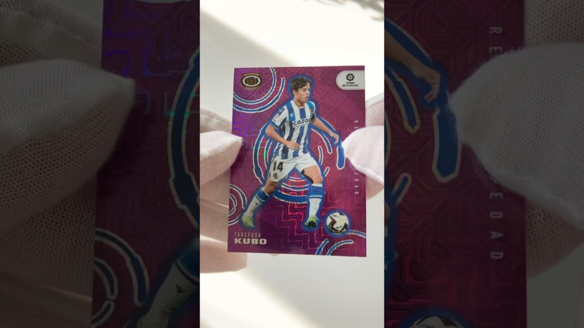 Takefusa Kubo 🇯🇵 Dynagon Purple | Soccer Card Introduction #Shorts