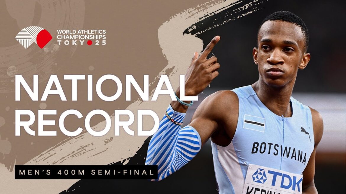 Kebinatshipi storms to 400m Botswana record and world lead | World Athletics Championships Tokyo 25