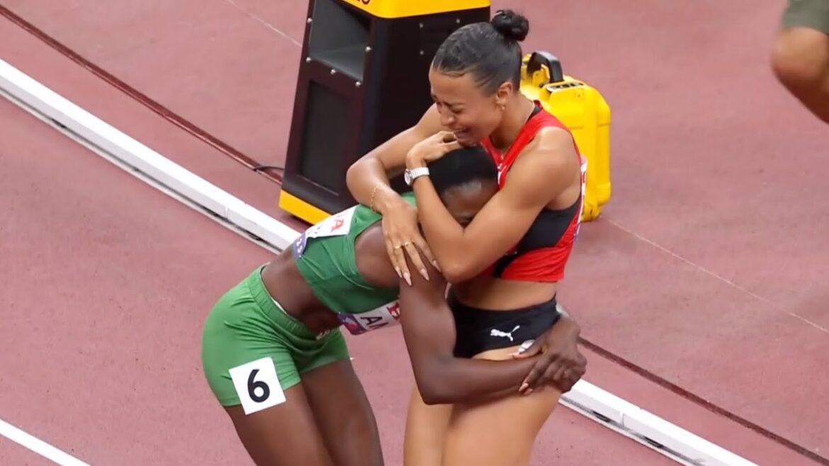 Women's 100m Hurdles Ditaji Kambundji first ever Gold Medal, Tobi Amusan Silver Medal, WCH Tokyo2025