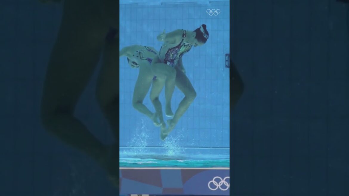 Would you rather watch #ArtisticSwimming performances like this or with the original POV?#Olympics