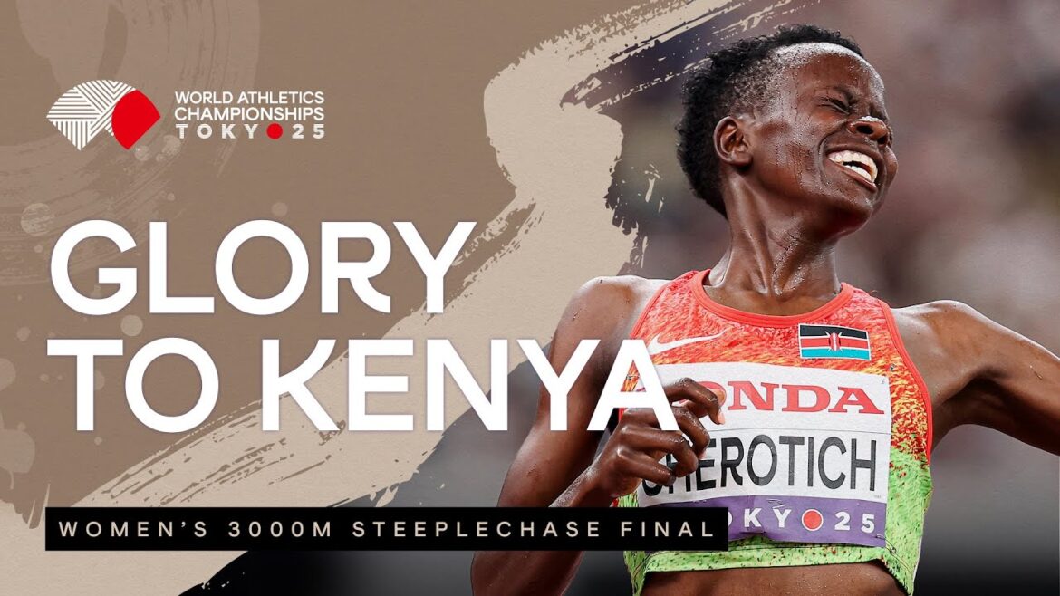 Cherotich storms to 3000m steeplechase title | World Athletics Championships Tokyo 25