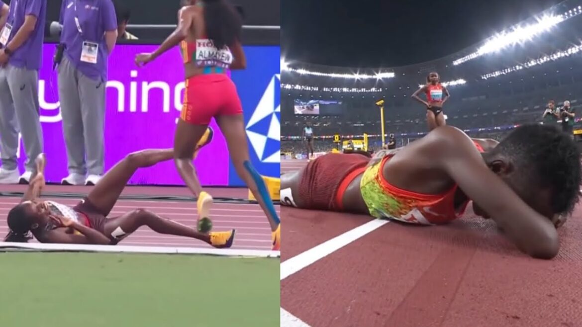 Faith Cherotich wins Women’s 3000m Steeplechase defeated Winfred Yavi, Peruth Chemutai fall down Faith Cherotich wins Women's 3000m Steeplechase defeated Winfred Yavi, Peruth Chemutai fall down