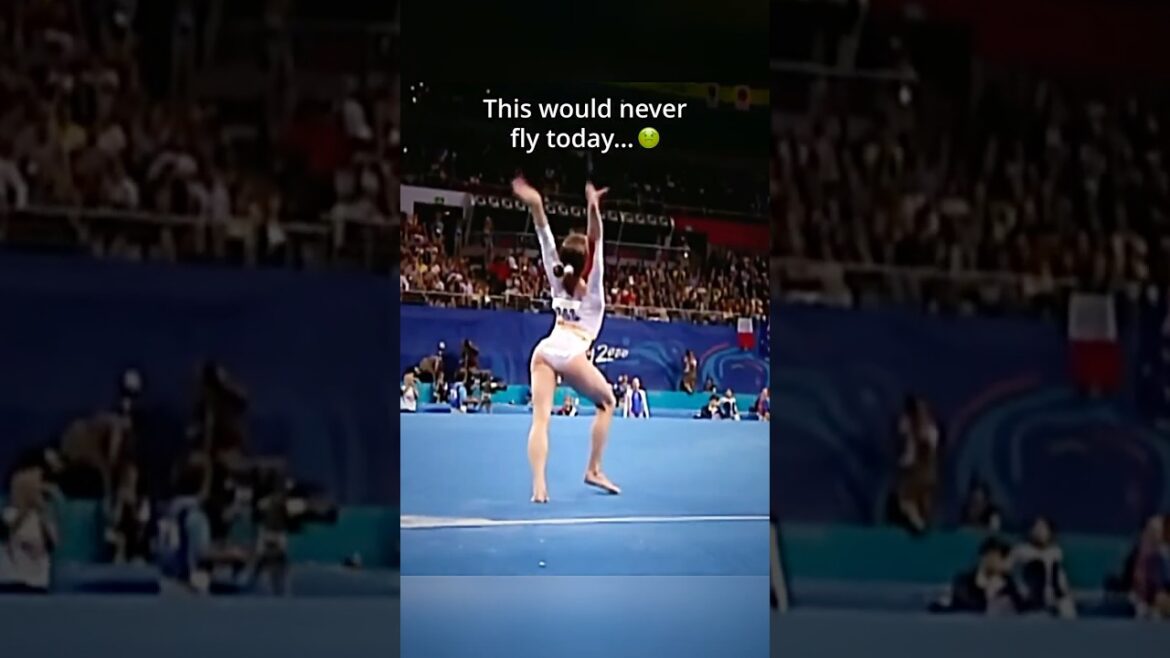 Sports culture looked very different in the year 2000... #gymnastics #olympics #coach