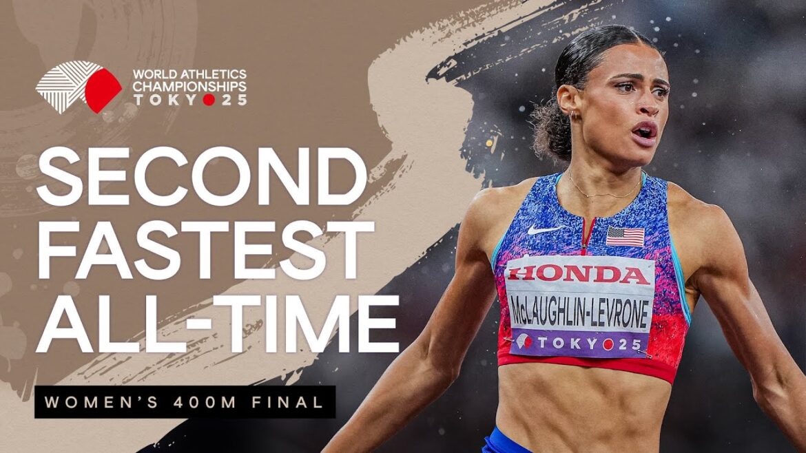 47.78 championship record for Sydney McLaughlin-Levrone | World Athletics Championships Tokyo 25 47.78 championship record for Sydney McLaughlin-Levrone | World Athletics Championships Tokyo 25