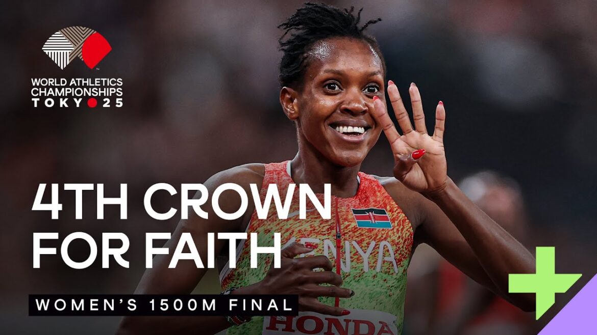UNBEATABLE Faith Kipyegon captures historic 4th world 1500m gold | Tokyo Top Performance Day 4 UNBEATABLE Faith Kipyegon captures historic 4th world 1500m gold | Tokyo Top Performance Day 4