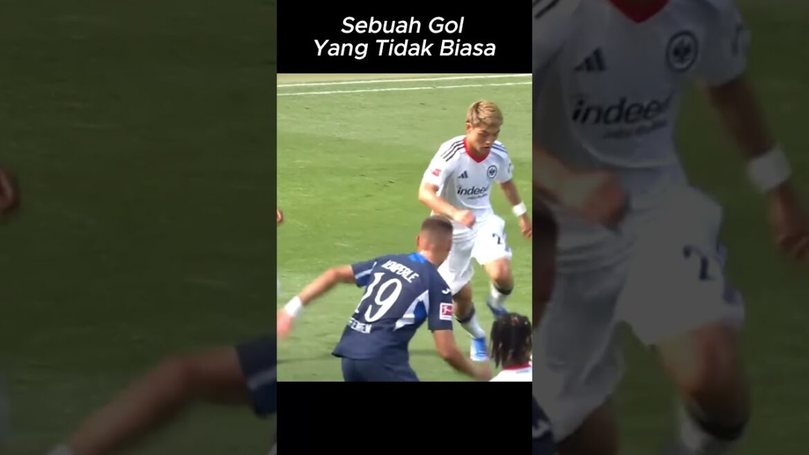 Ritsu Doan scored an unusual goal | Hoffenheim vs Frankfurt | Bundesliga 2025