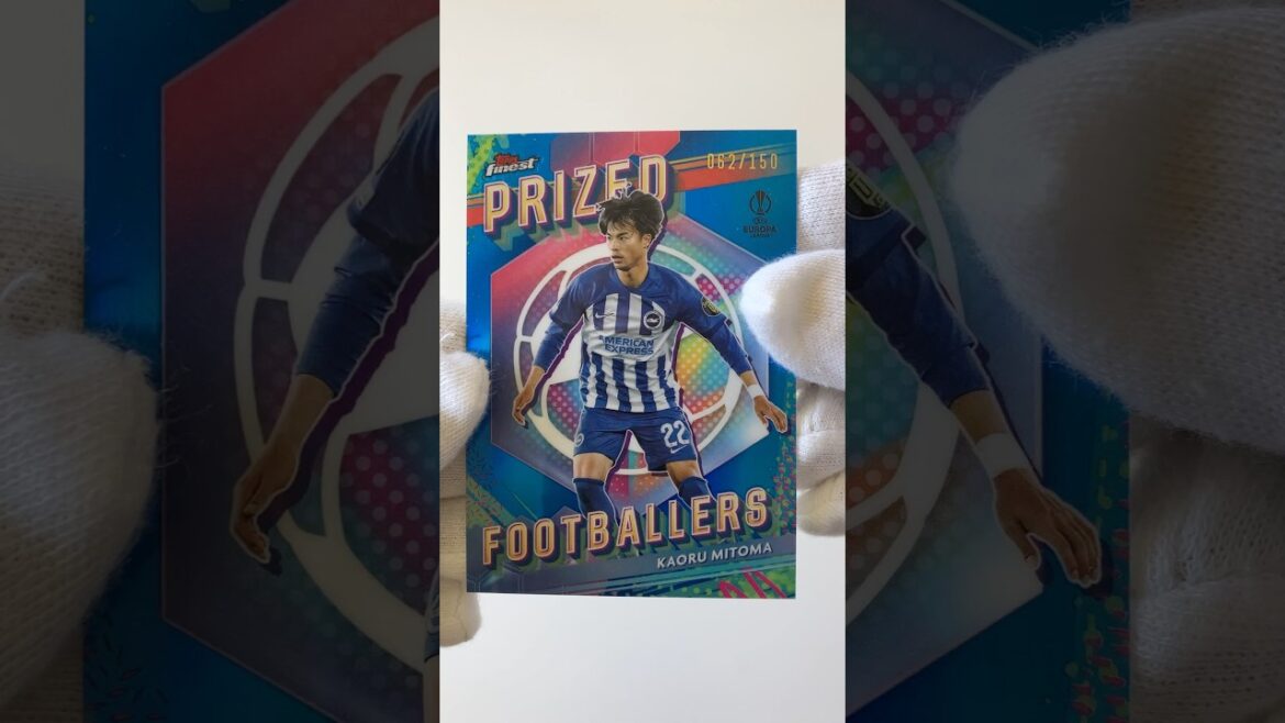 Kaoru Mitoma 🇯🇵 Prize Footballers Card #062/150 | Soccer Card Introduction #Shorts #topps