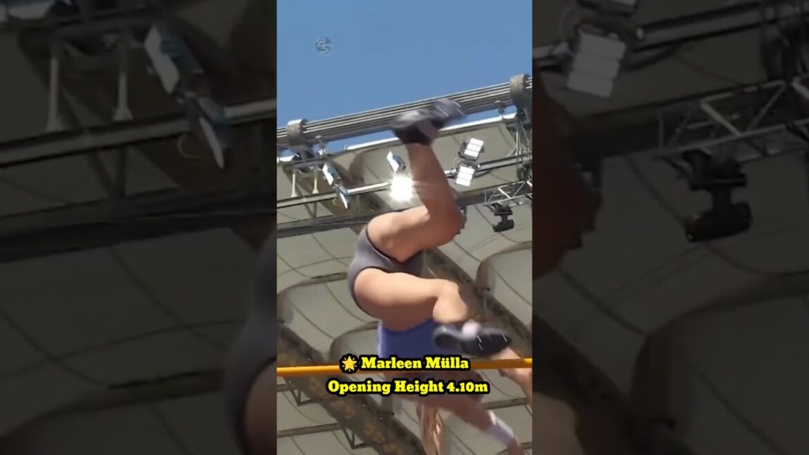 ✨🎯Marleen Mülla Perfect Opener at 4.10m | Pole Vault Roma 2024