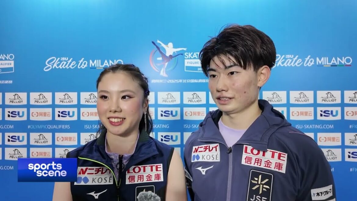Japan's ice dancers Utana Yoshida/Masaya Morita confident for Olympic Qualifiers | Figure skating | Utamasa
