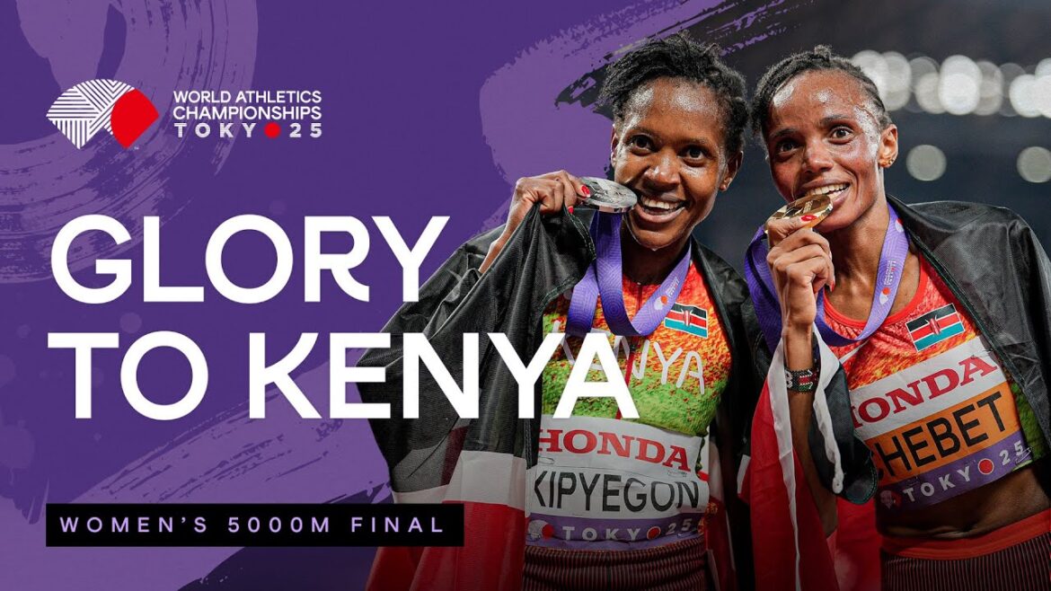 Beatrice Chebet wins double gold after 14:54.36 5000m | World Athletics Championships Tokyo 25 Beatrice Chebet wins double gold after 14:54.36 5000m | World Athletics Championships Tokyo 25