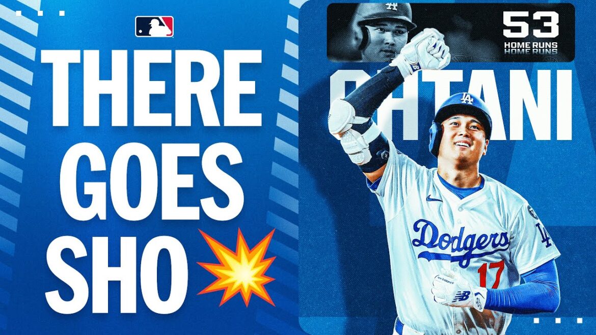 Another night, another homer! Shohei Ohtani ties Schwarber with his 53rd home run 💥 | Otani Shohei Highlights