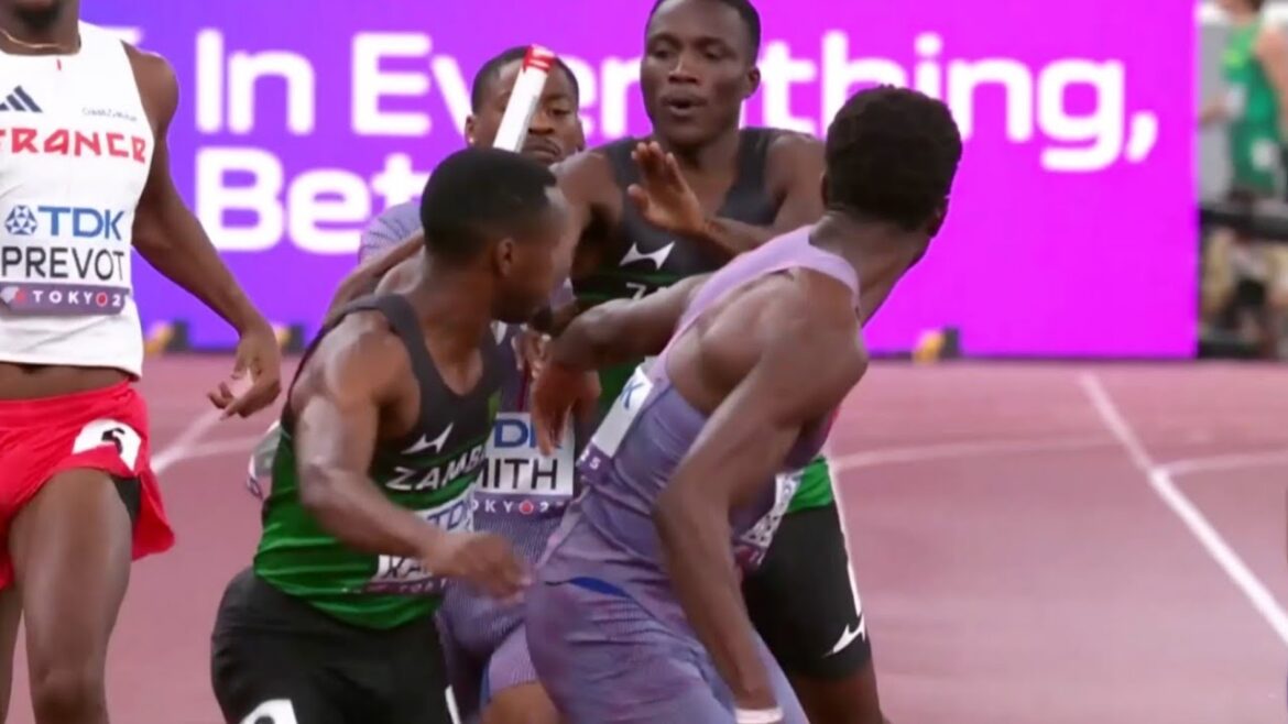 Men’s 4x400m Relay USA didn’t Qualify after mess up with Zambia, Botswana wins 2nd Heat, WCH 2025 Men's 4x400m Relay USA didn't Qualify after mess up with Zambia, Botswana wins 2nd Heat, WCH 2025
