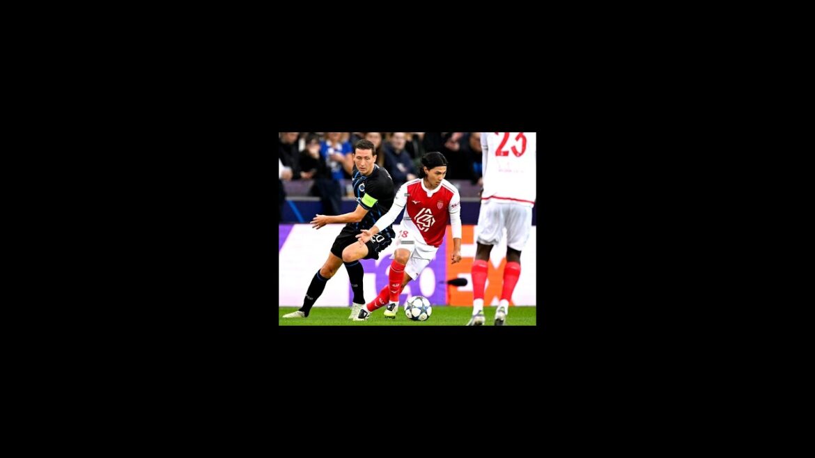 Minamino Takumi loses Monaco's assist in the first match of the Champions League