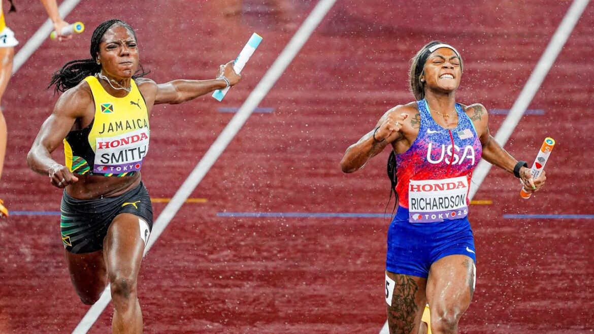 Watch - Women's 4×100m Relay Race Final Tokyo World Athletics Championships 2025, USA Wins 4×100m