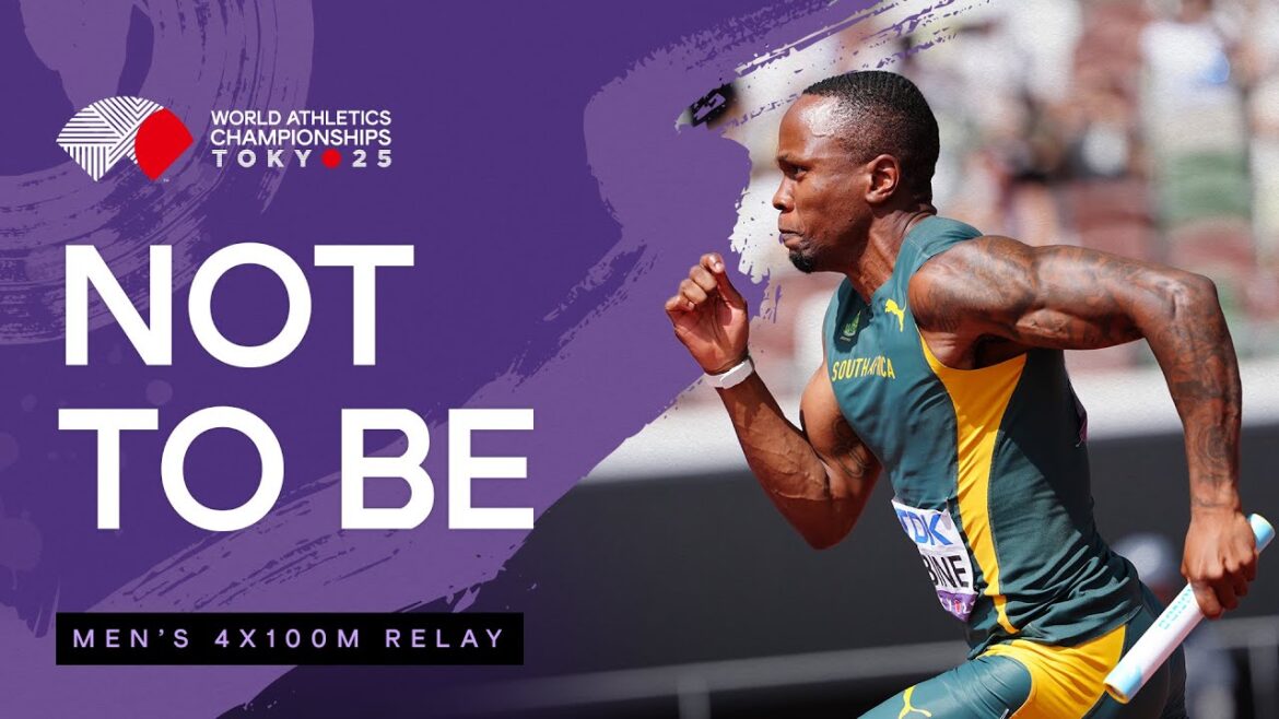South Africa 4x100m solo rerun after qualification crash | World Athletics Championships Tokyo 25