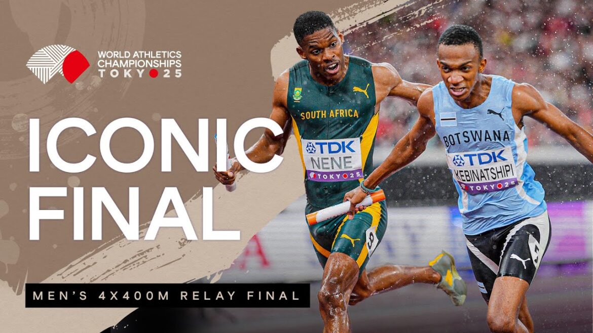 Botswana claims gold on the line in the men's 4x400m | World Athletics Championships Tokyo 25