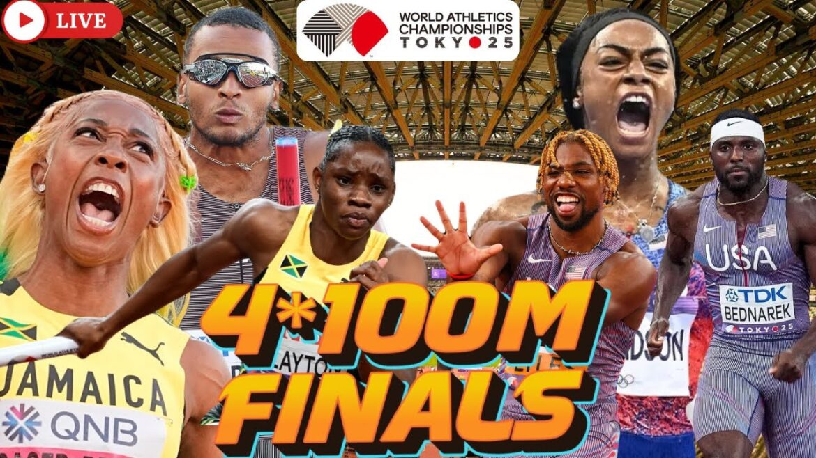 4*100M RELAY FINALS LIVE| World Athletics Championships Tokyo 2025 Watchalong 4*100M RELAY FINALS LIVE| World Athletics Championships Tokyo 2025 Watchalong