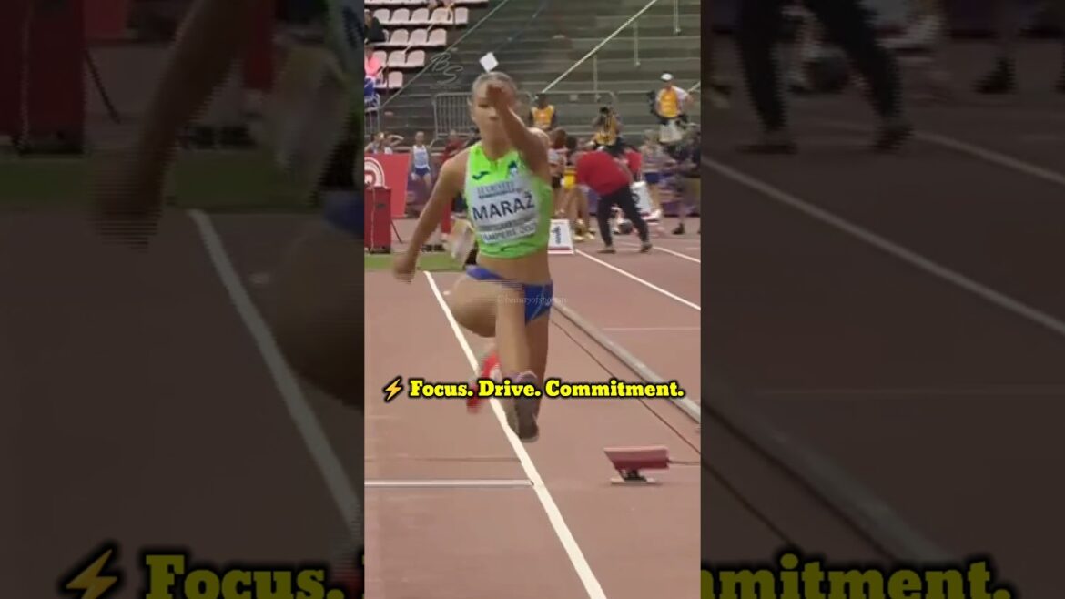 🔥👊Anja Maraz Keeps Fighting! 💥 12.96m on Her Third Jump | Tampere 2025 U20 Triple Jump