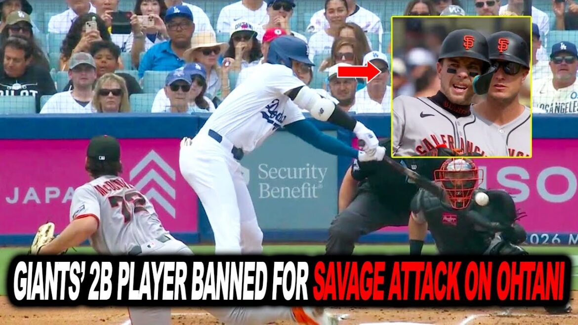 Giants’ 2B Player Banned For Season After Savage Attack On Ohtani! Ohtani Makes Shocking Statement